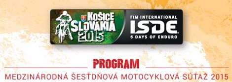 ISDE 2015 program top