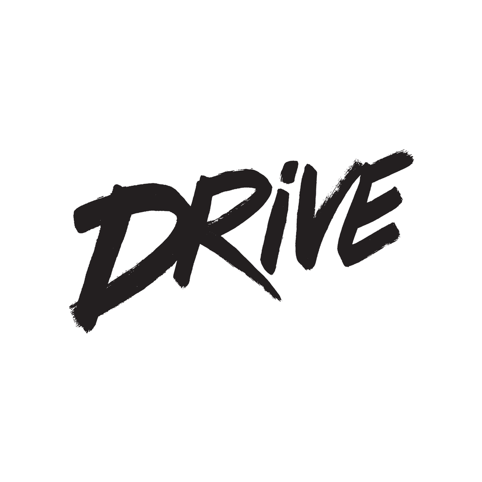 drive logo outline