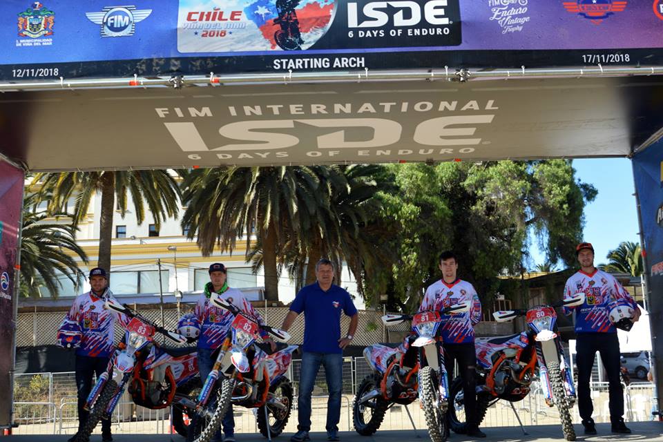 ISDE 2018 tym