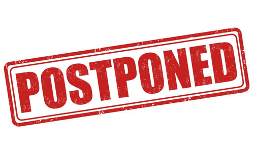 postponed