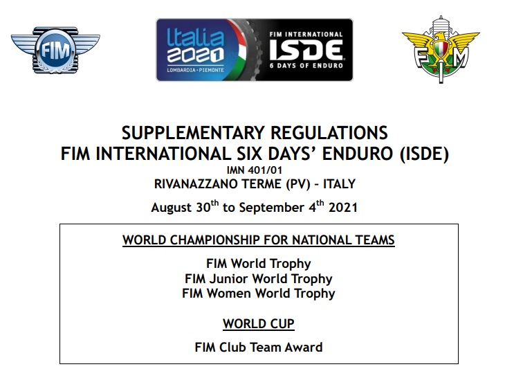 ISDE 2021 SR