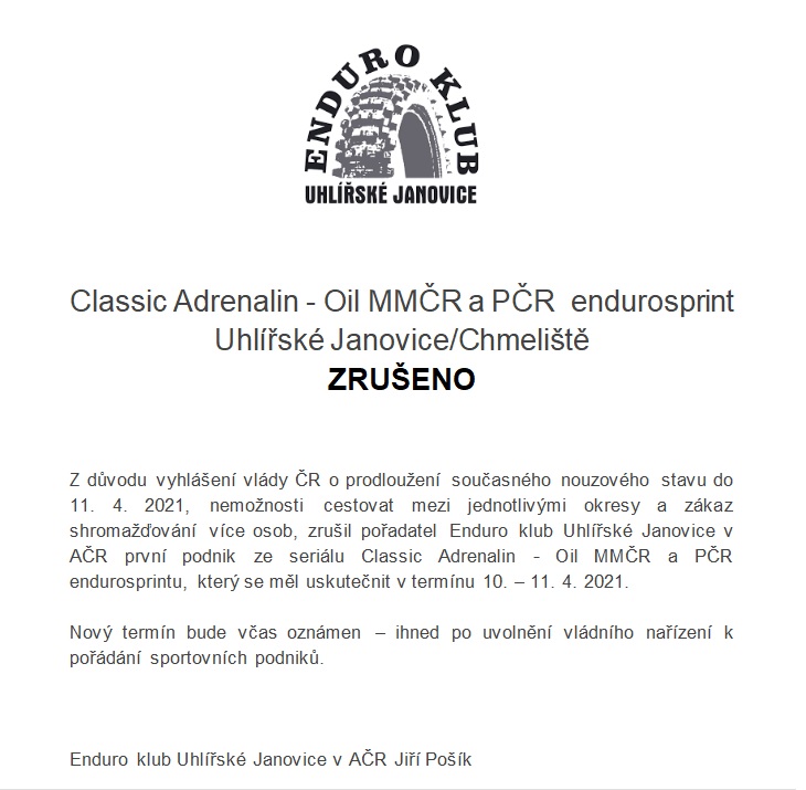 UJ 2021 zruseno