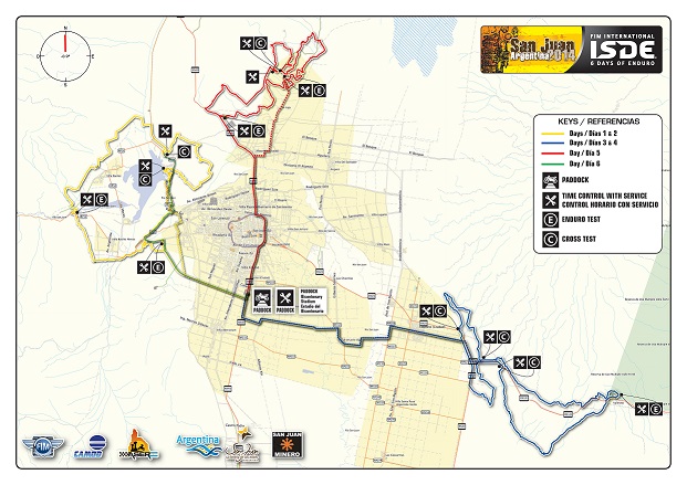 ISDE 2014 - kompletni mapa