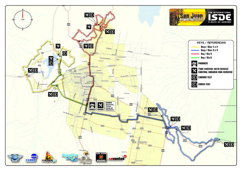 ISDE 2014 - mapa