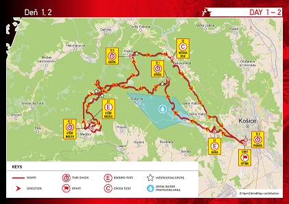 ISDE 2015 mapa dny